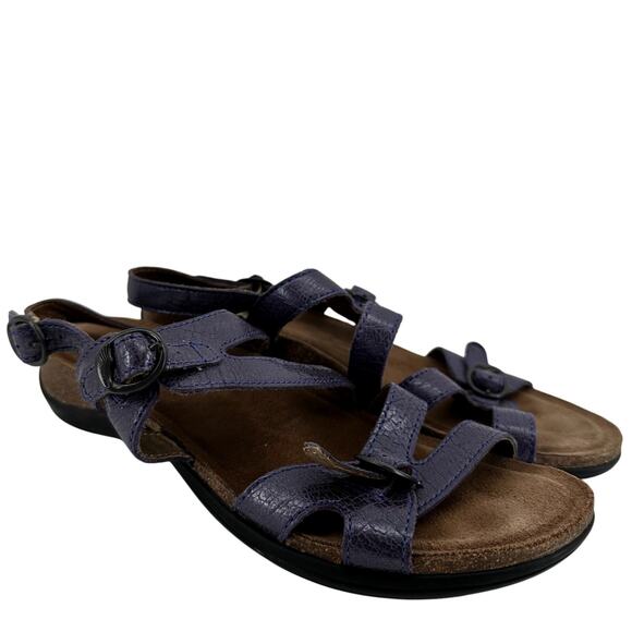 Dansko Jameson Sporty Trail Sandals Strappy Buckle Leather Purple EU 40 US 9 - Picture 2 of 7